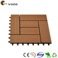 Wooden plastic base deck tile